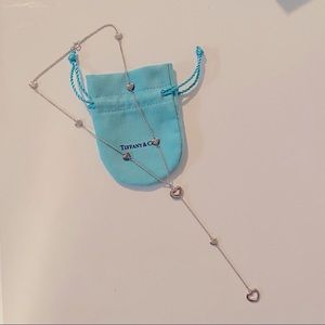 Tiffany & Co. Stencil Heart Lariat Necklace
